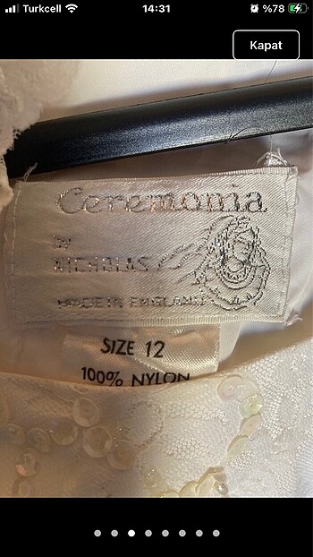 CEREMONIA İTHAL GELİNLİK (38-40) - Görsel 4