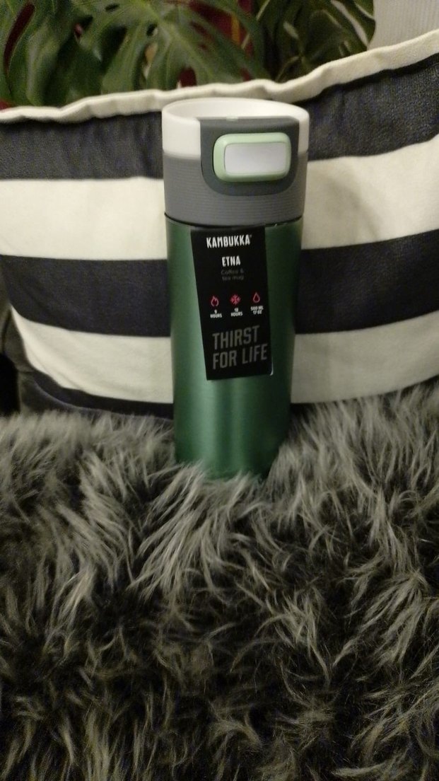 Yeşil Çocuk Termos Şişesi - Kampa Uygun - Görsel 2