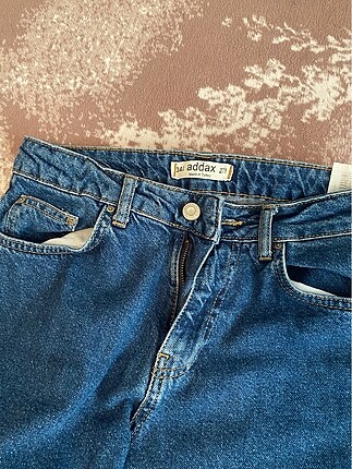 27 Beden mavi Renk Addax mom jean