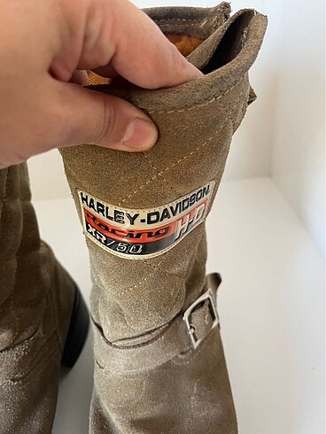 39 Beden camel Renk Harley Davidson unisex bot
