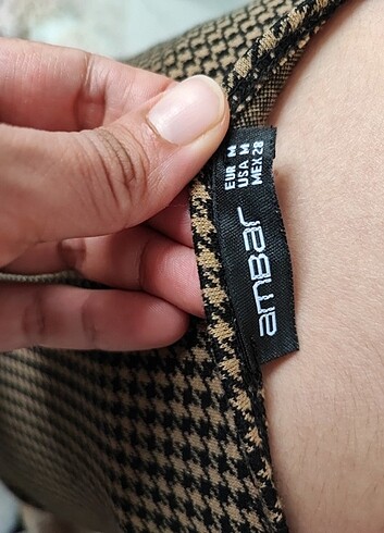 m Beden camel Renk Askılı elbıse