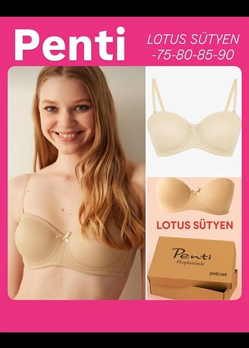 Penti Lotus Bej Mini Sütyen