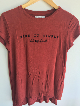 Kiremit rengi T-shirt