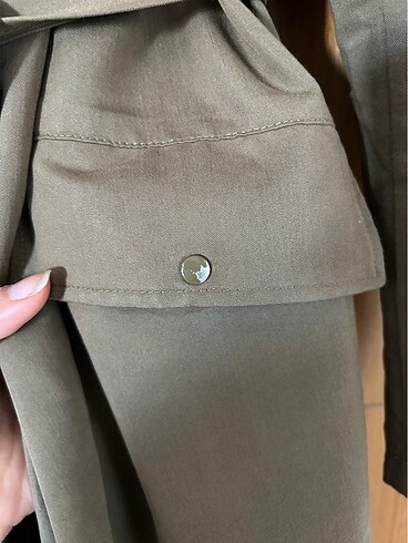 s Beden haki Renk Pull and bear trençkot
