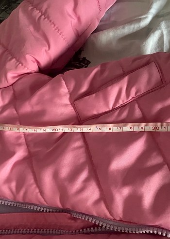 Kız Çocuk Pembe Klasik Fermuarlı Mont - Görsel 6