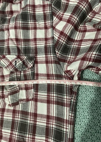 Düğmeli Bordo Gri Pamuklu Erkek Ceket - Görsel 6