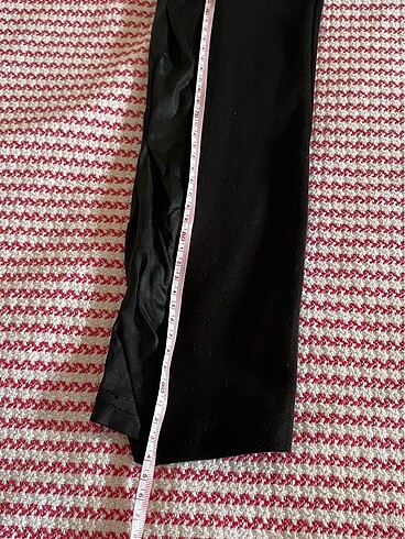 Deri detaylı tayt - Görsel 4