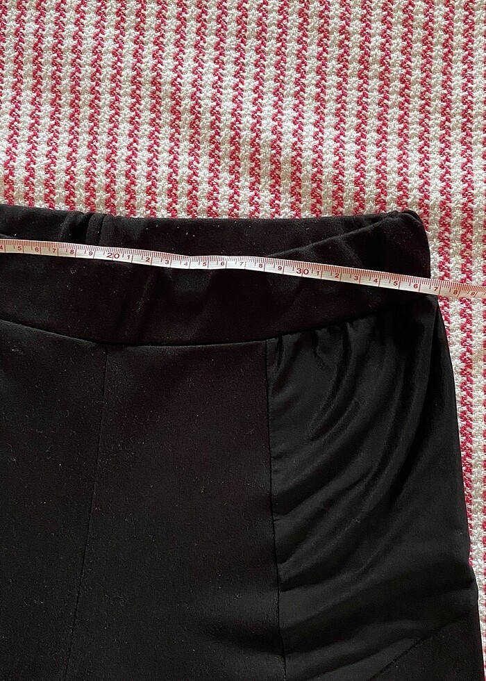 Deri detaylı tayt - Görsel 5