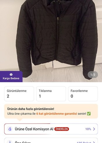 siyah erkek mont - Görsel 4