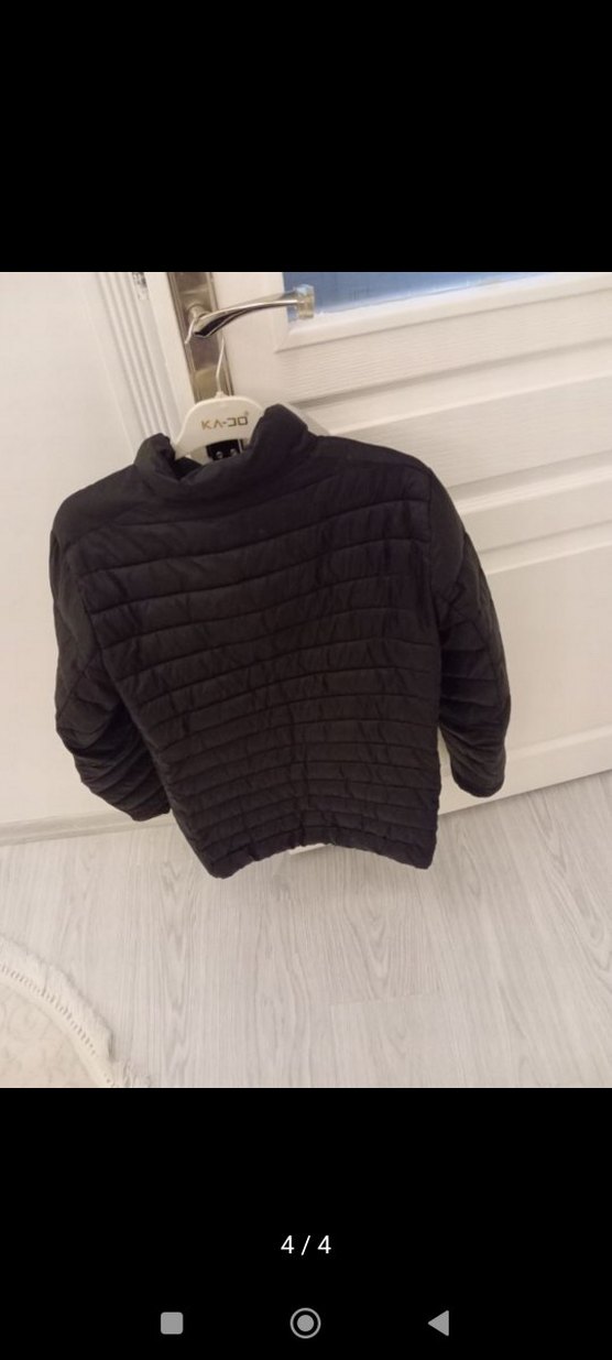 erkek siyah mont - Görsel 4