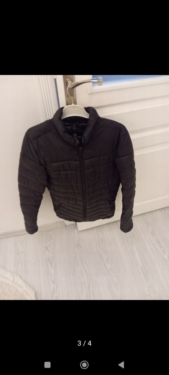 erkek siyah mont - Görsel 3