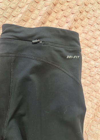 s Beden Nike Siyah Fermuarlı Kadın Tayt
