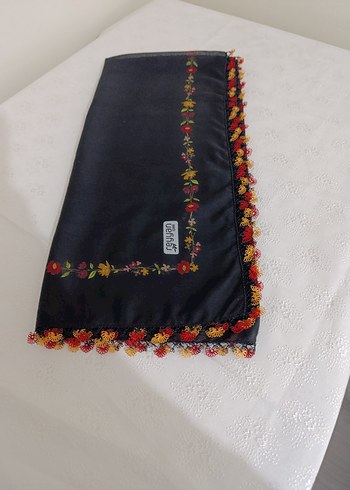 Boncuk İşlemeli Çok Renkli Kadın Şal - Görsel 3