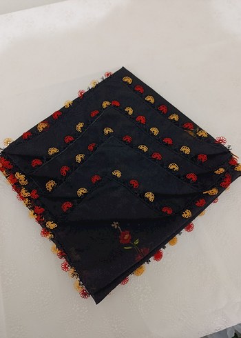 Boncuk İşlemeli Çok Renkli Kadın Şal - Görsel 2