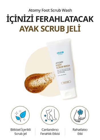 Atomy Foot Scrub Ayak Yıkama Jeli - Görsel 5