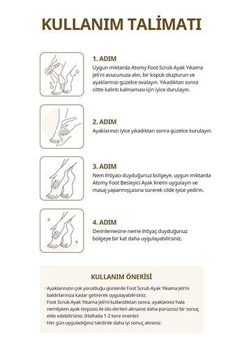 Atomy Foot Scrub Ayak Yıkama Jeli - Görsel 11