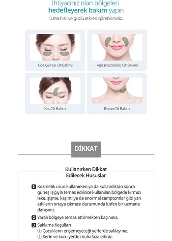 Atomy Doğal Siyah Göz Maskesi - Görsel 14