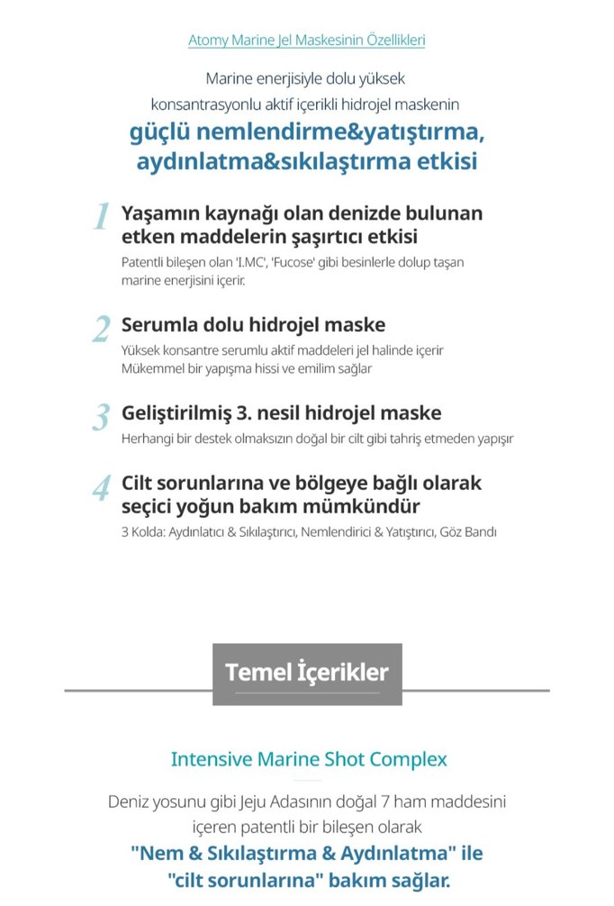 Atomy Doğal Siyah Göz Maskesi - Görsel 5