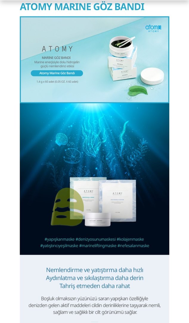 Atomy Doğal Siyah Göz Maskesi - Görsel 4