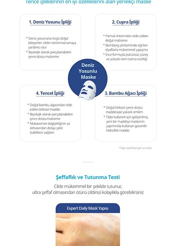 Atomy Nemlendirici Kadın Yüz Maskesi - Görsel 6