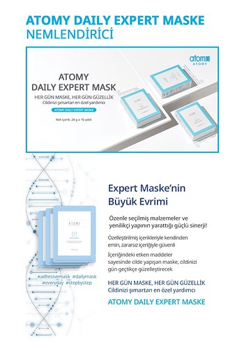 Atomy Nemlendirici Kadın Yüz Maskesi - Görsel 3