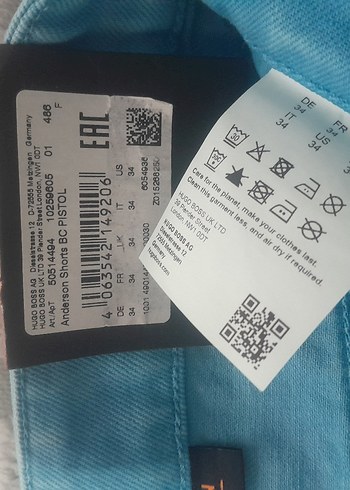 Erkek Mavi Denim Mini Şort - Görsel 3