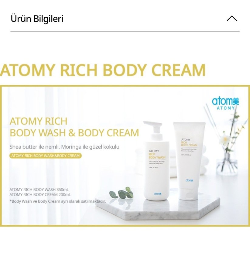 Atomy Shea Butter ve Moringa Özlü Vücut Kremi - Görsel 2