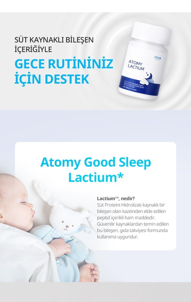 Atomy Lactium 60 Tablet Takviye Edici Gıda - Görsel 5