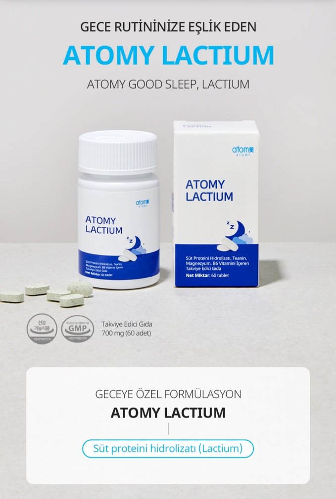 Atomy Lactium 60 Tablet Takviye Edici Gıda - Görsel 3