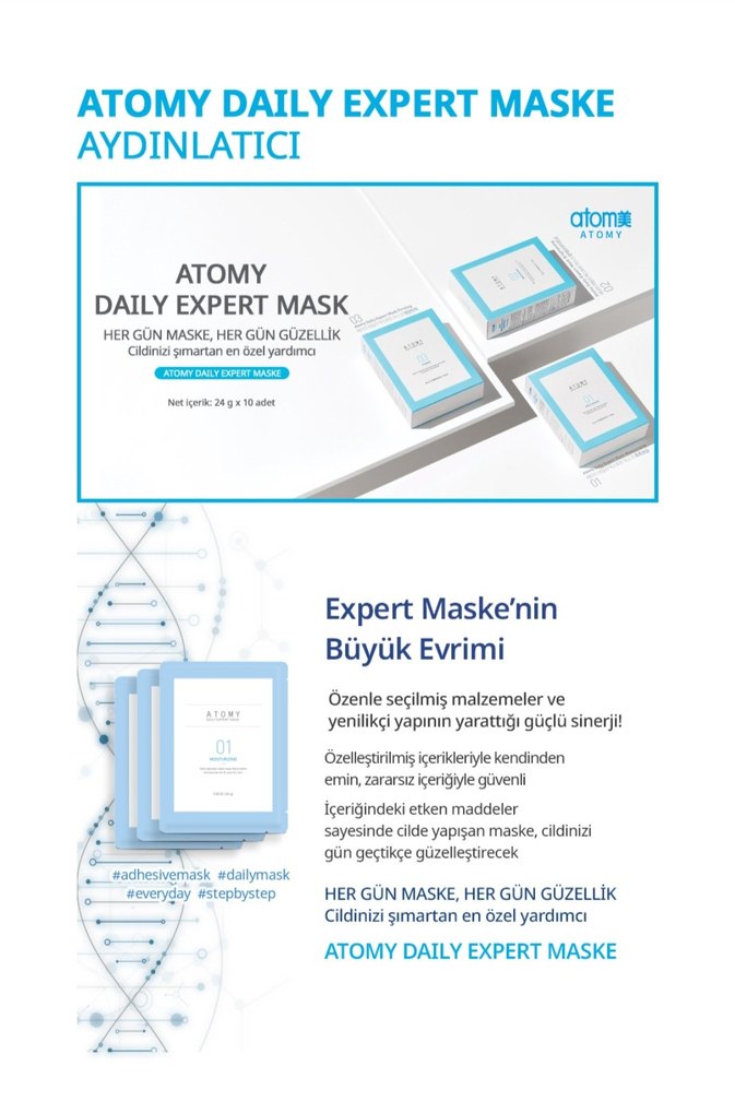 Atomy Aydınlatıcı Yüz Maskesi - Görsel 3