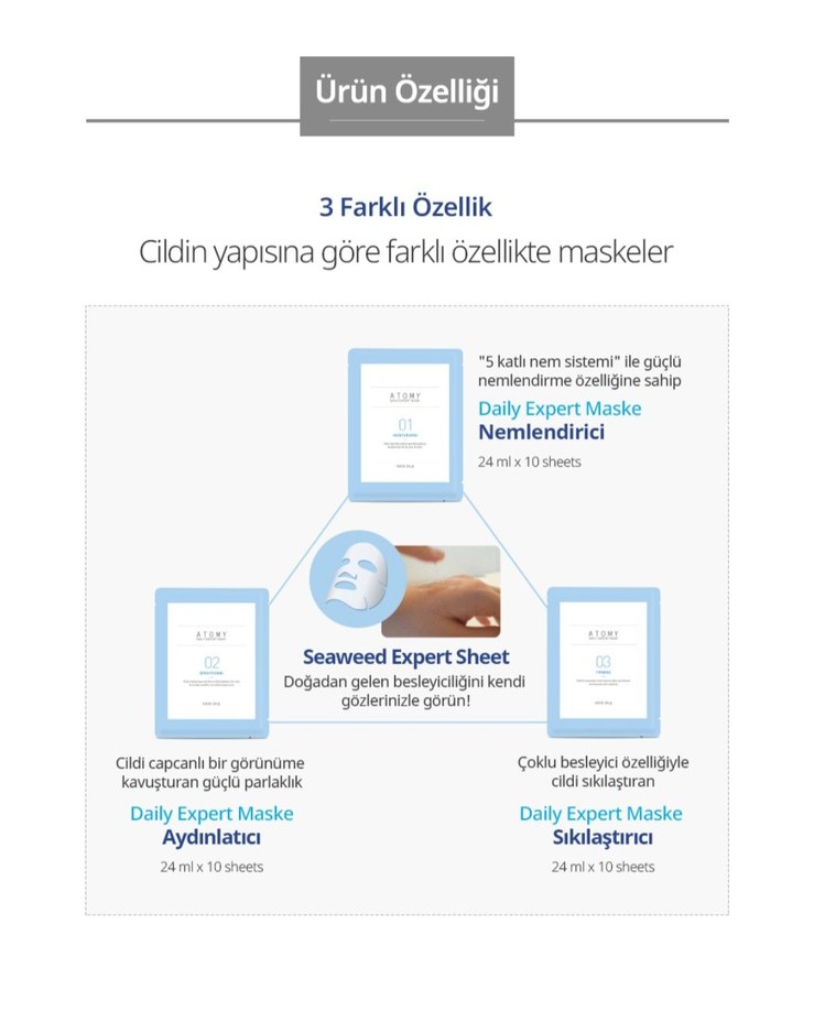 Atomy Aydınlatıcı Yüz Maskesi - Görsel 4