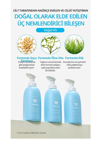 Atomy Cerakids Bebek Şampuanı ve Banyosu 350 ml - Görsel 7