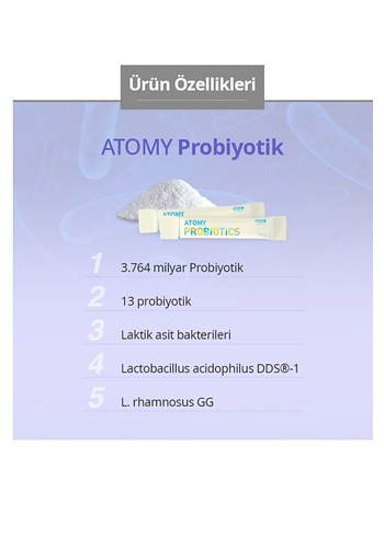 Atomy Probiyotik Takviye Edici Gıda 60 Saşe - Görsel 5