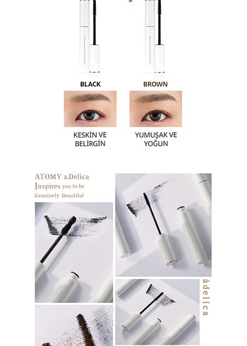 Beyaz Maskara - Koyu Renk - Görsel 9