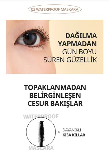 Beyaz Maskara - Koyu Renk - Görsel 7