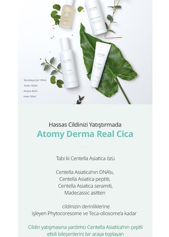 Atomy Derma Real Cica El Kremi 50 ml - Görsel 4