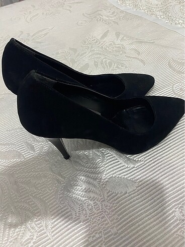 Siyah Süet Stiletto