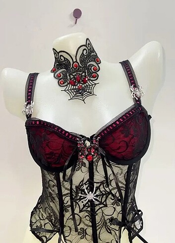 Victorian gotik korse