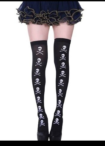 Y2k lolita dizüstü çorap - Görsel 5