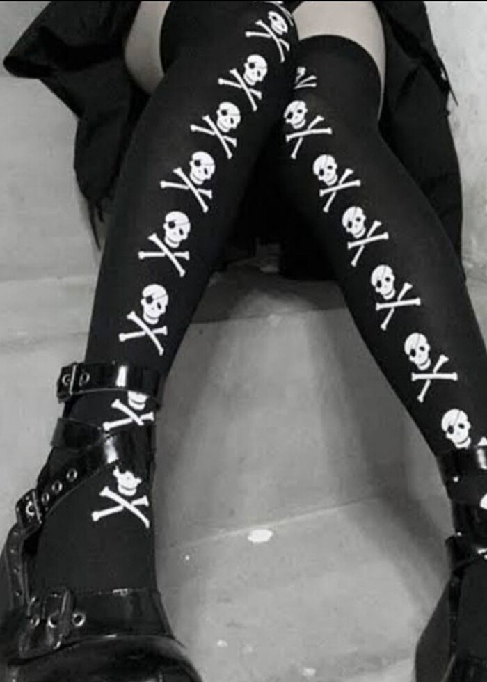 Y2k lolita dizüstü çorap - Görsel 4