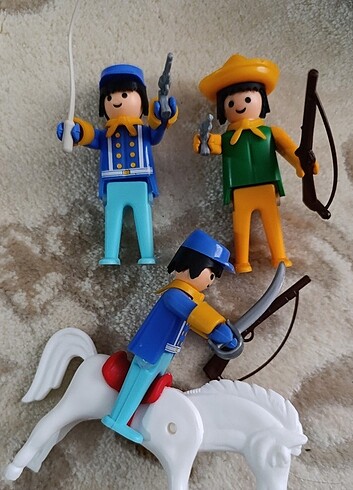  Beden Pilsan mekanik mini lego tarzı figür oyuncak set kovboy süvari a