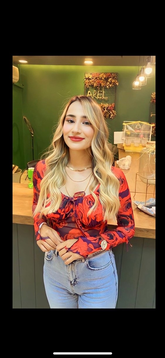 Kırmızı Bağcıklı Uzun Kollu Bohem Monokini - Görsel 3