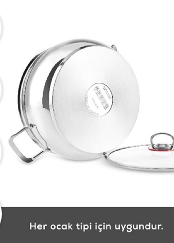 Karaca Pişir Sakla V2 13 Parça Çelik Tencere Seti - Görsel 5