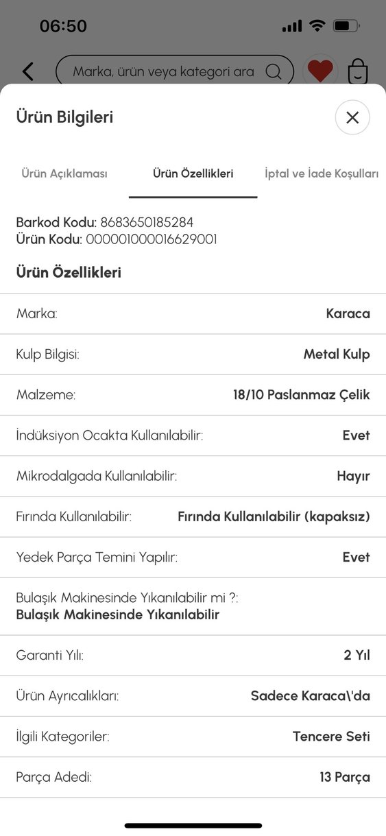 Karaca Pişir Sakla V2 13 Parça Çelik Tencere Seti - Görsel 4