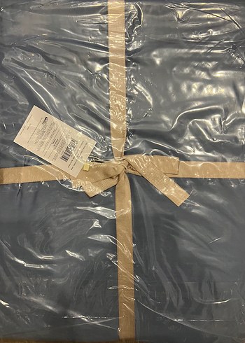 Madame Coco Çift Kişilik %100 Pamuk Saten Nevresim - Koyu Mavi - Görsel 5