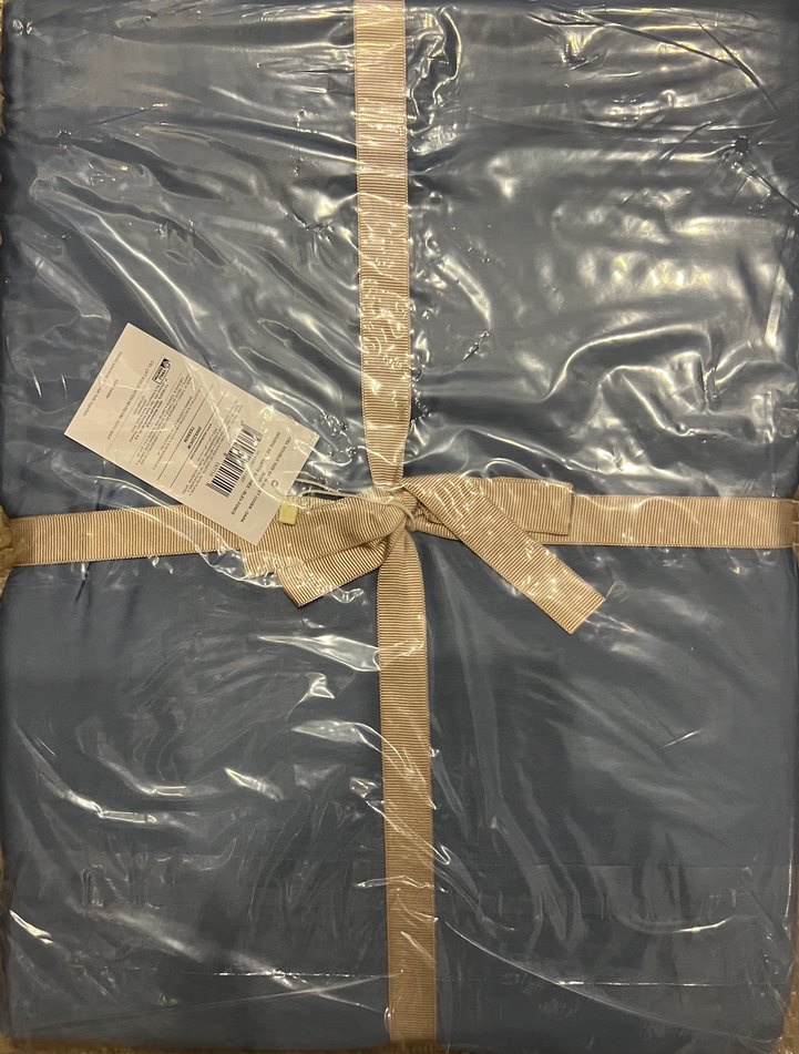 Madame Coco Çift Kişilik %100 Pamuk Saten Nevresim - Koyu Mavi - Görsel 5