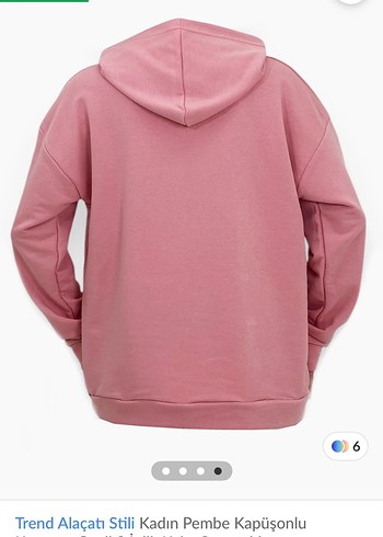 HAPPINESS Sıcacık Tutan S ve M Beden mevcut Kapüşonlu Sweatshirt - Görsel 3