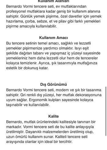 Bernardo 7 Parça Granit Tencere Seti - Görsel 9