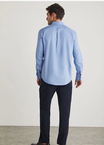 GRIMELANGE %100 Pamuk ŞAHANE Kalite Slim-Fit Gömlek - Görsel 12