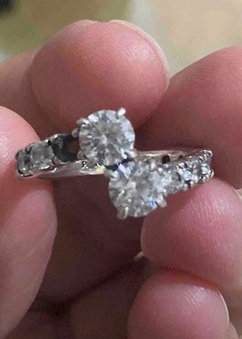 *ORİJİNAL PANDORA Işıltılı Kesişimli no.54 Tektaş Yüzük - Görsel 10